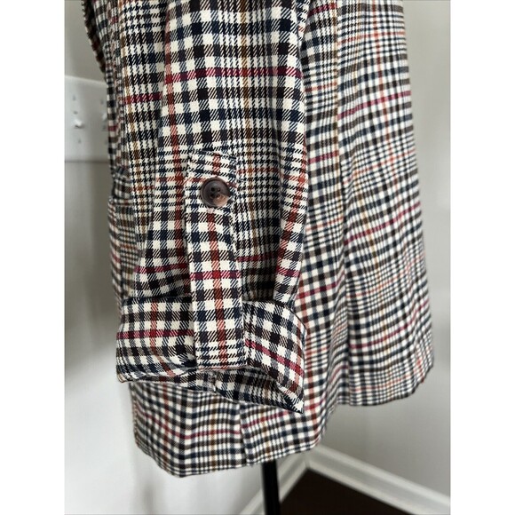 Be Cool Los Angeles Plaid Blazer Large - Picture 10 of 11